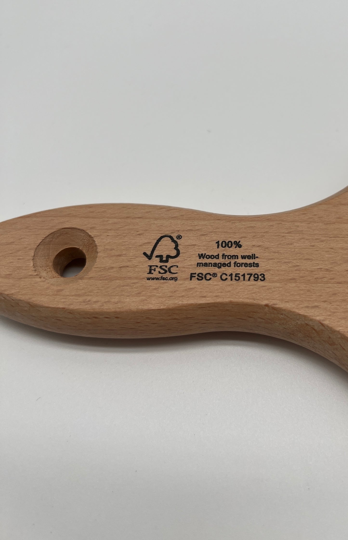 FSC Spachtel 12 cm mit Holzgriff, Edelstahl