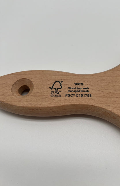 FSC Spachtel 12 cm mit Holzgriff, Edelstahl