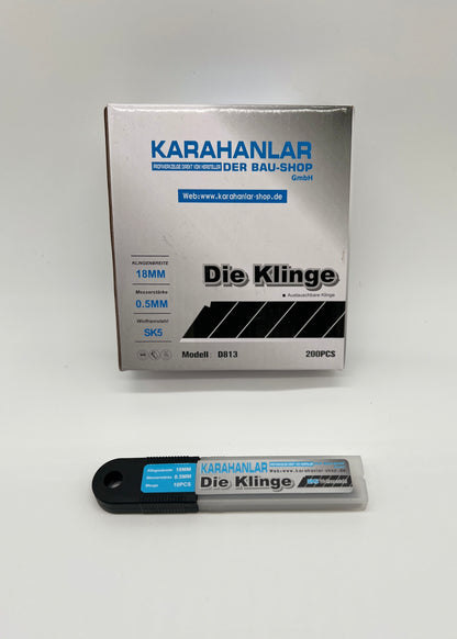 Karahanlar - Abbrechklinge schwarz - 20er Pack/200 Stück
