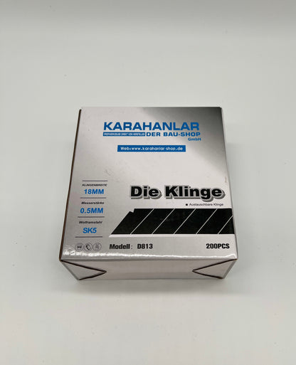 Karahanlar - Abbrechklinge schwarz - 20er Pack/200 Stück