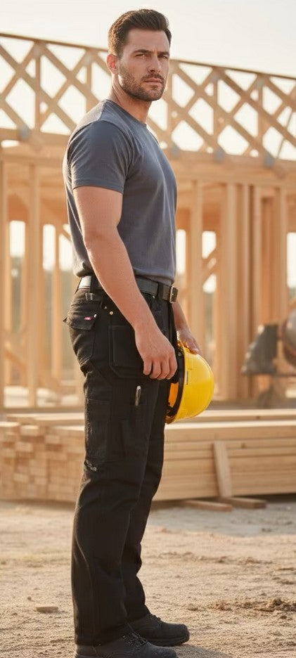 REIS Denim JEANS Arbeitshose Stretch Cordura