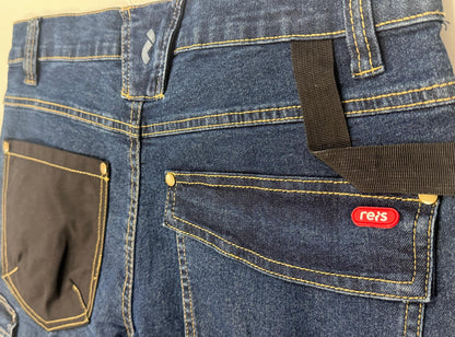REIS Denim JEANS Arbeitshose Stretch Cordura