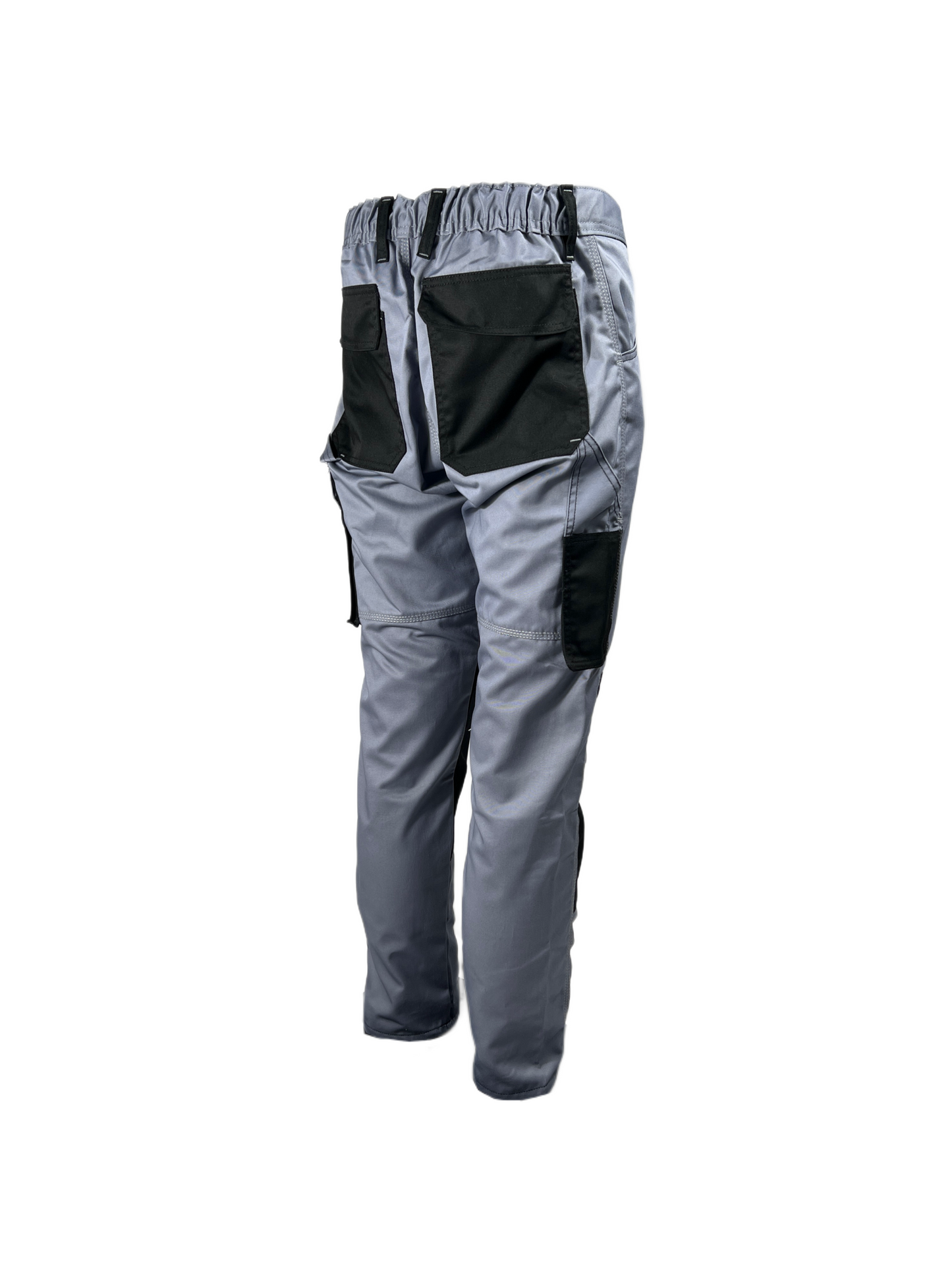 Hinteransicht einer grauen Arbeitshose