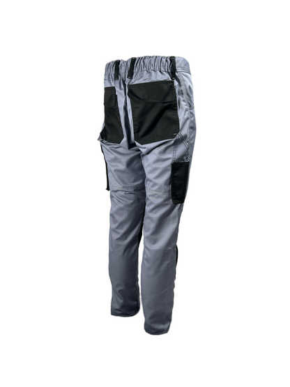 Hinteransicht einer grauen Arbeitshose